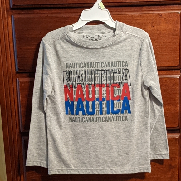 Nautica L/S knit shirt size 4, NWT - Picture 5 of 7